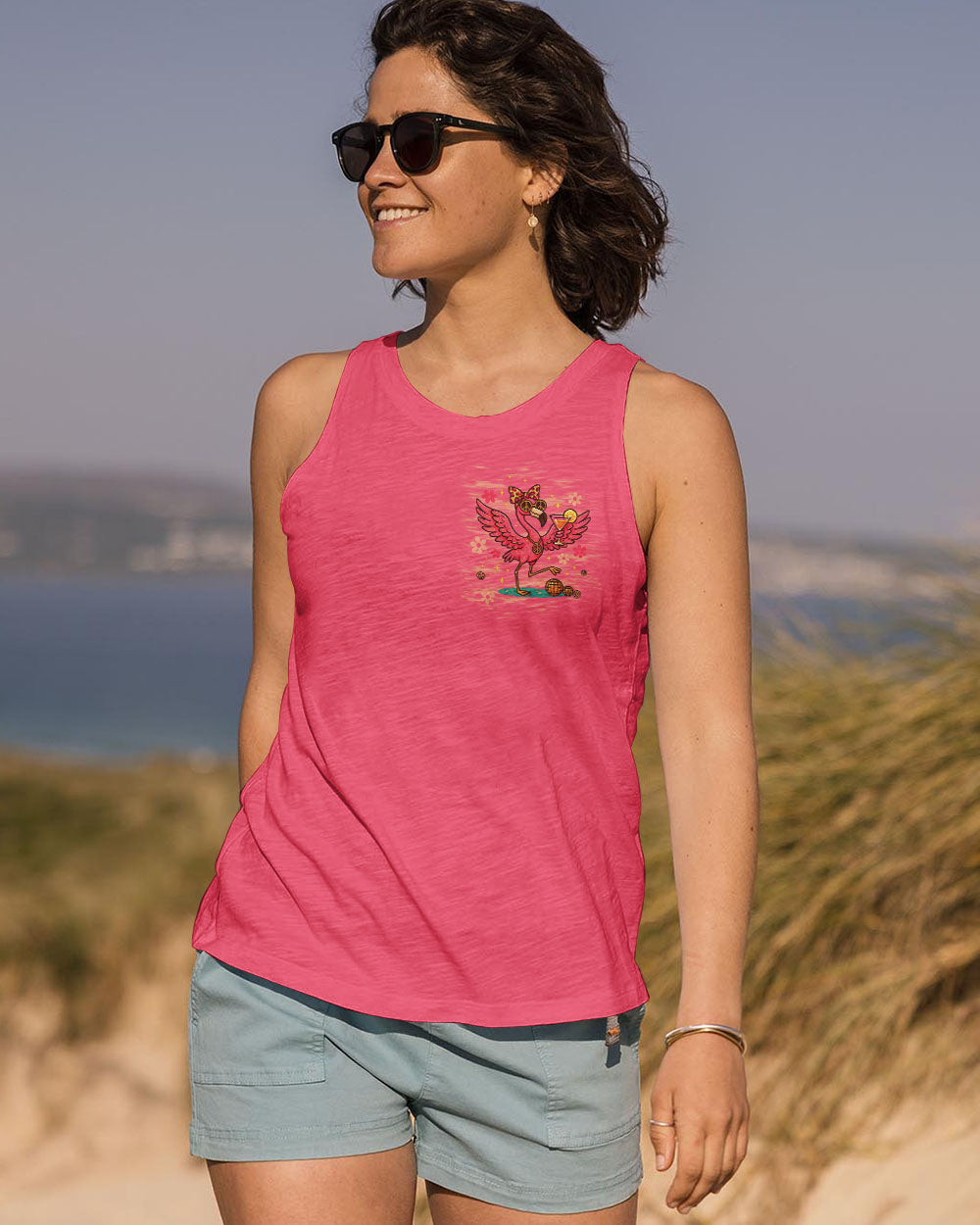 PRETTY IN PINK FLAMINGO ALL OVER PRINT - TLTW1205254