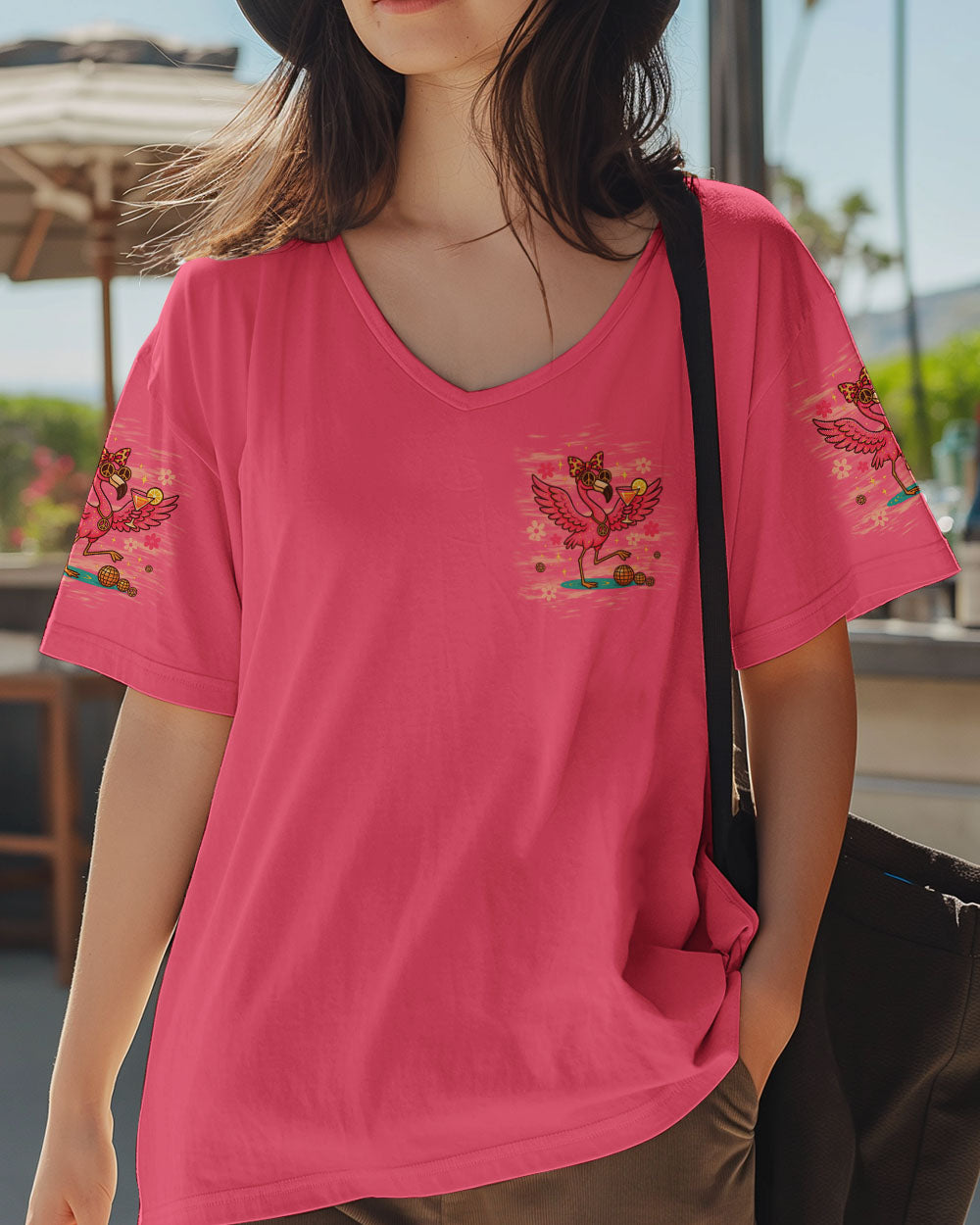 PRETTY IN PINK FLAMINGO ALL OVER PRINT - TLTW1205254