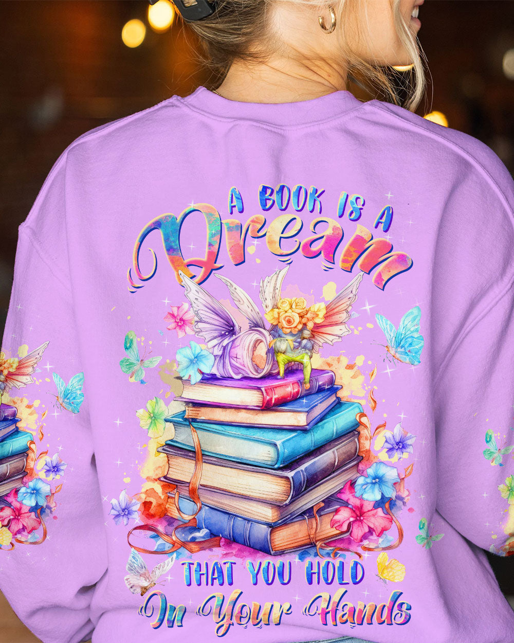A BOOK IS A DREAM ALL OVER PRINT - TLTW1209233