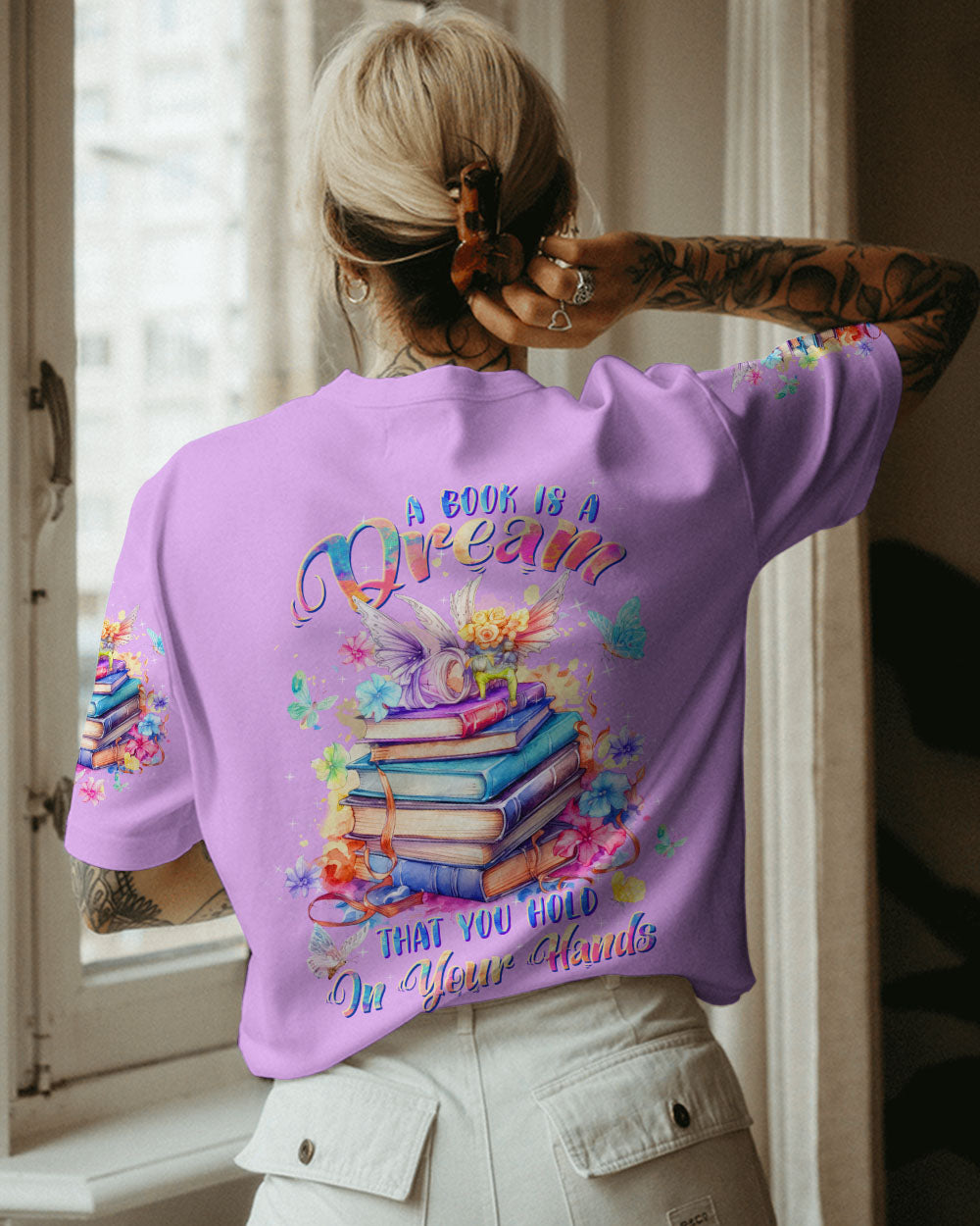 A BOOK IS A DREAM ALL OVER PRINT - TLTW1209233