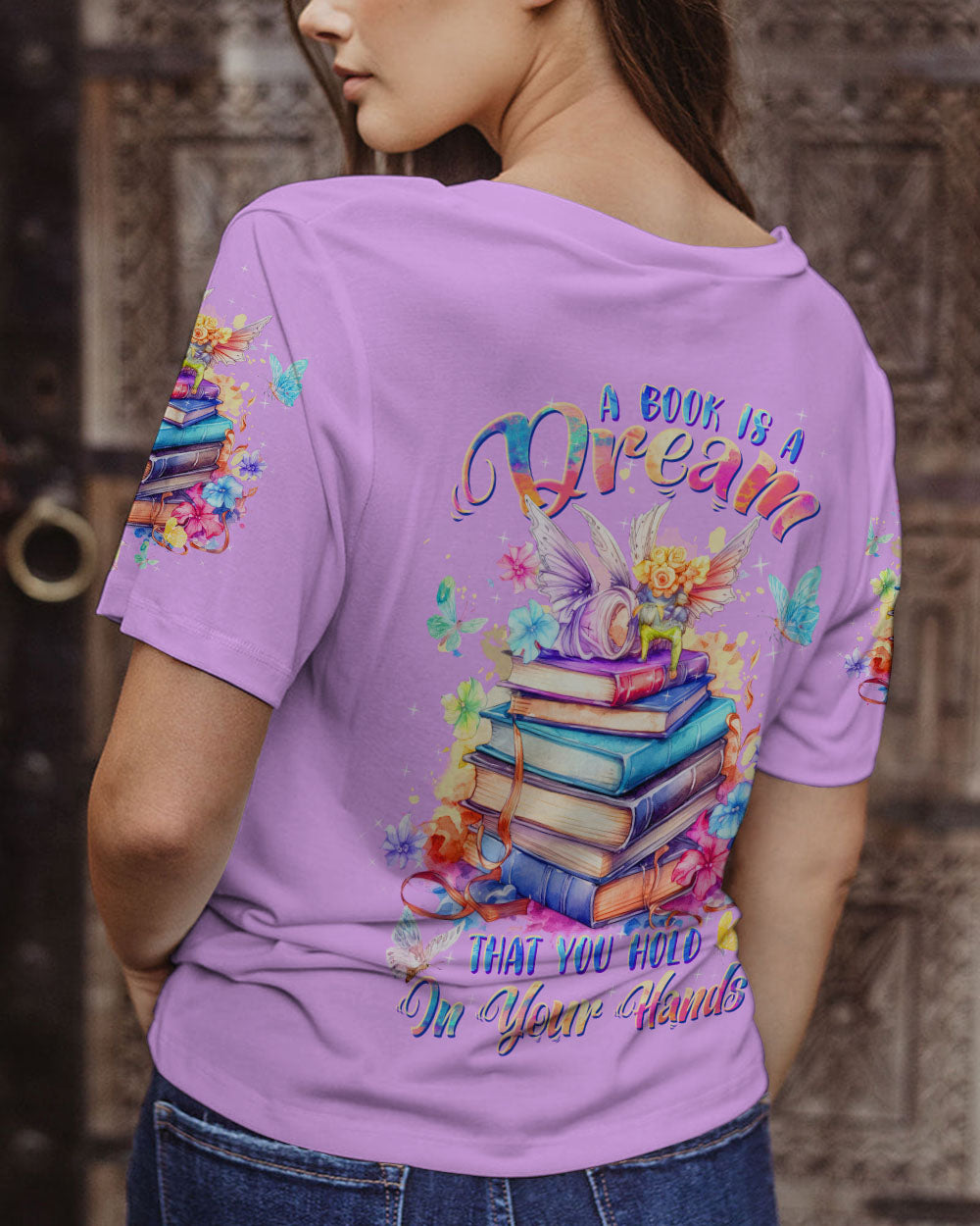 A BOOK IS A DREAM ALL OVER PRINT - TLTW1209233