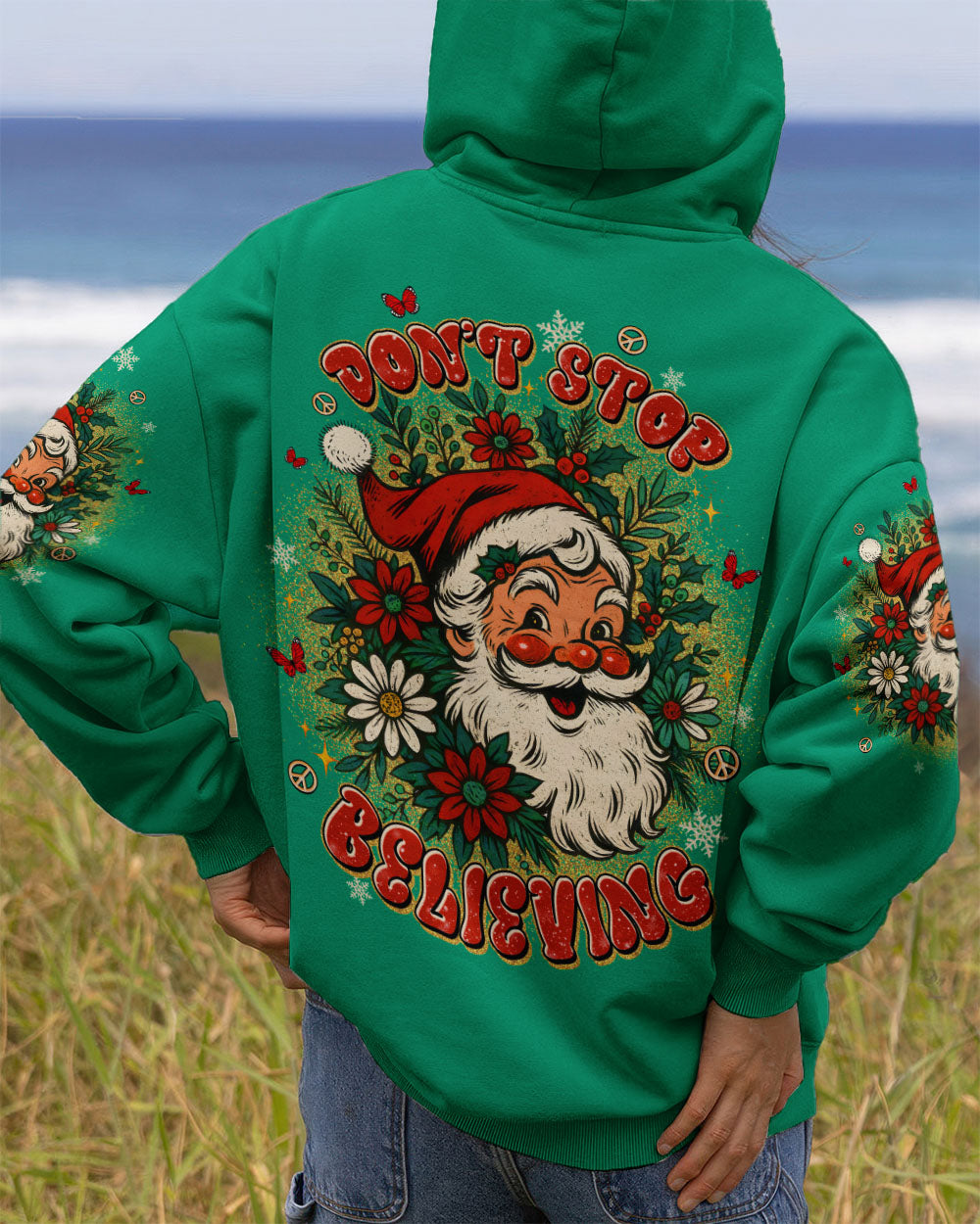 DON'T STOP BELIEVING CHRISTMAS ALL OVER PRINT - TLTW1211251