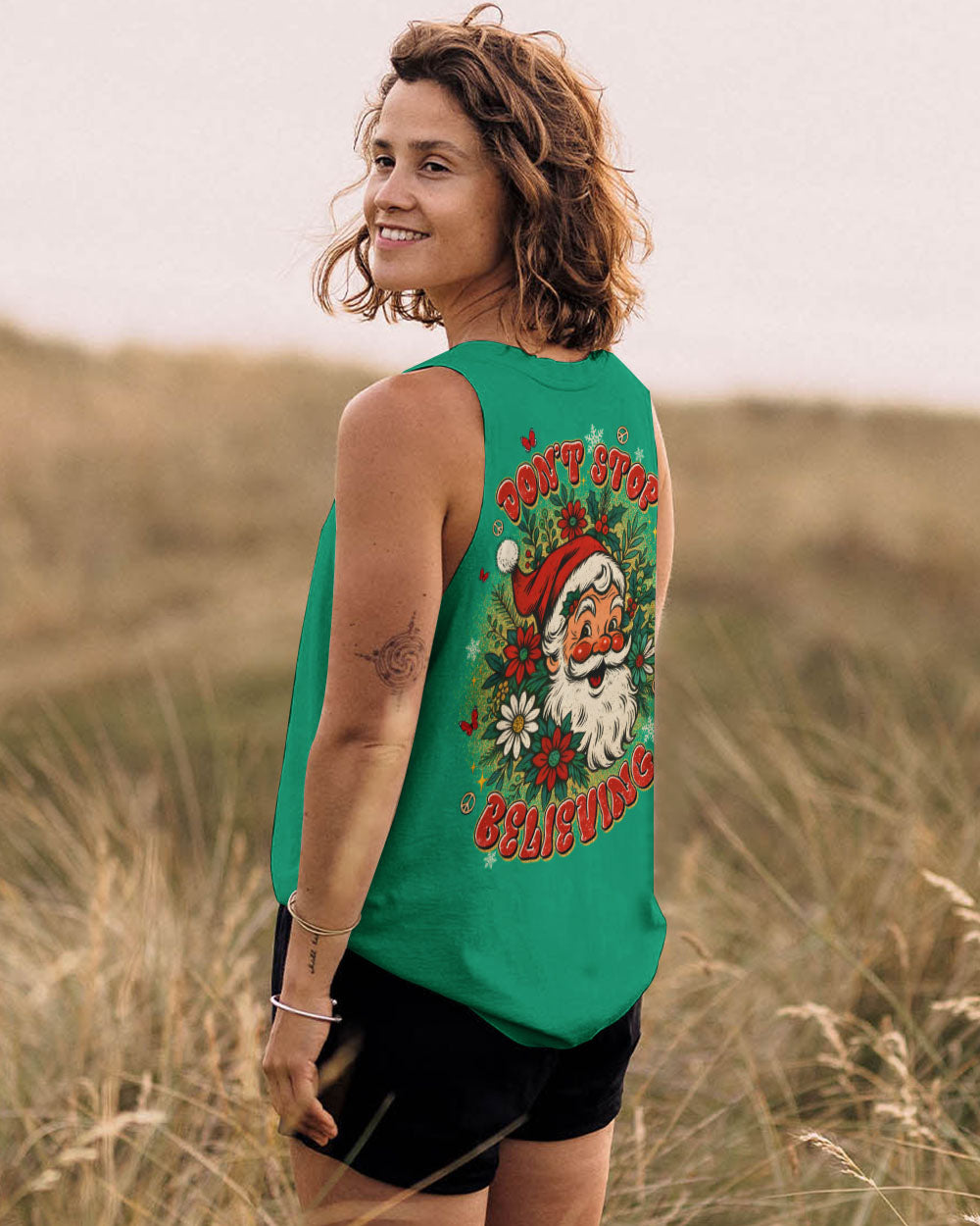 DON'T STOP BELIEVING CHRISTMAS ALL OVER PRINT - TLTW1211251