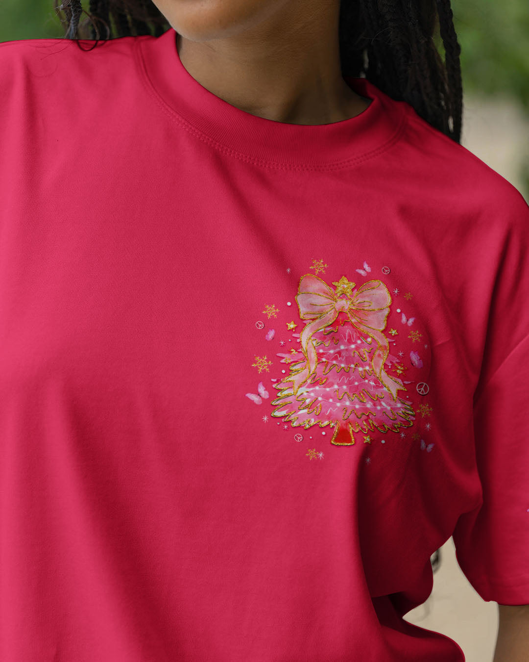 PINK CHRISTMAS ALL OVER PRINT - TLTW1211254