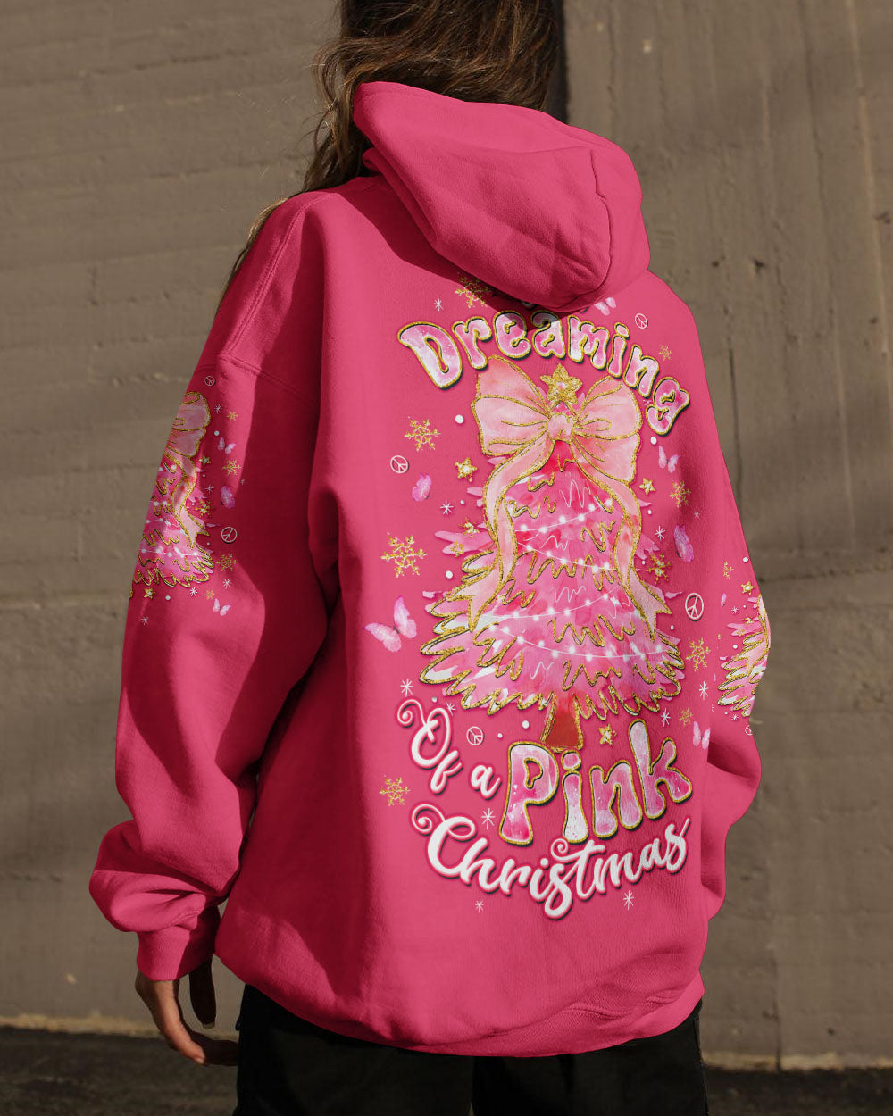 PINK CHRISTMAS ALL OVER PRINT - TLTW1211254