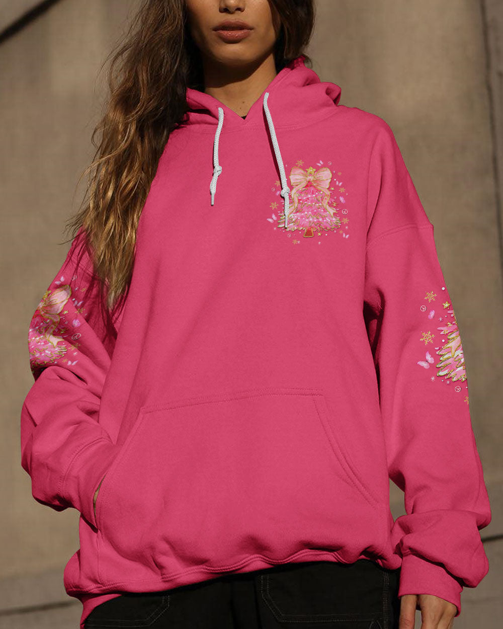 PINK CHRISTMAS ALL OVER PRINT - TLTW1211254