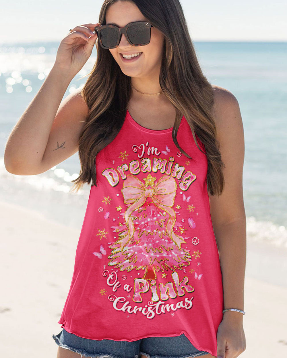 PINK CHRISTMAS ALL OVER PRINT - TLTW1211254