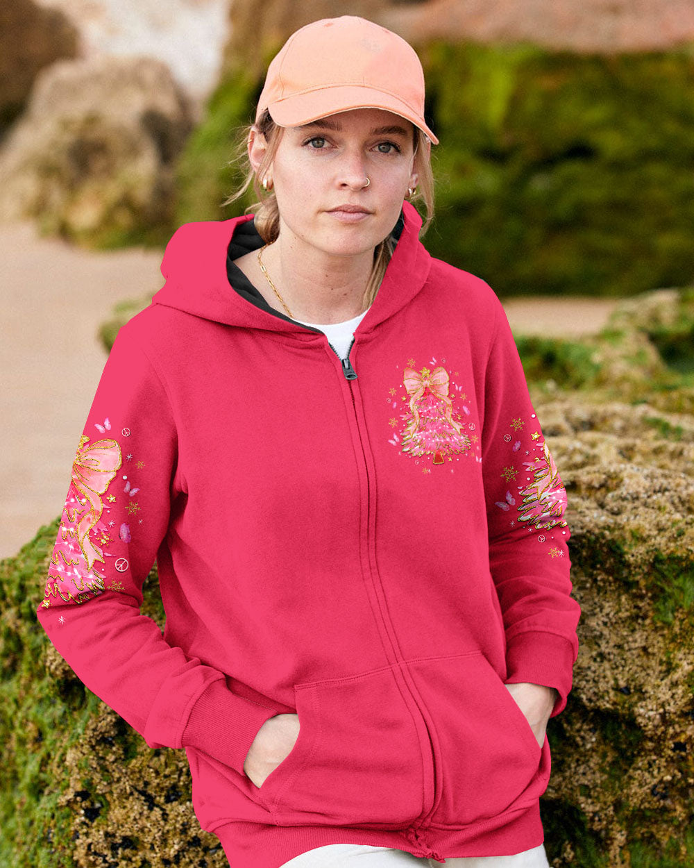 PINK CHRISTMAS ALL OVER PRINT - TLTW1211254