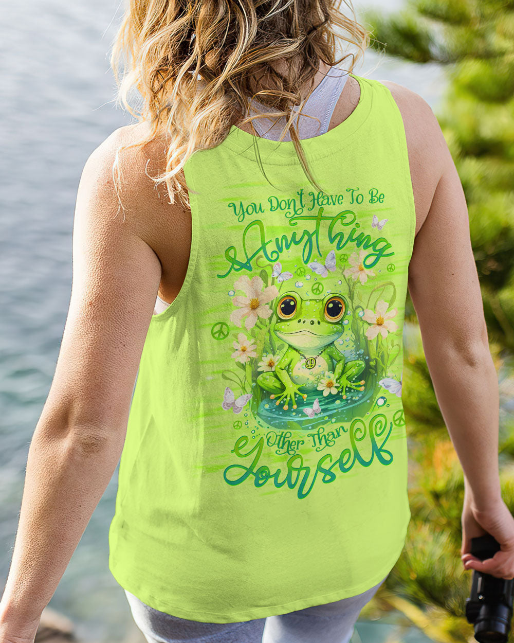 YOU DON'T HAVE TO BE ANYTHING FROG ALL OVER PRINT - TLTW1212232