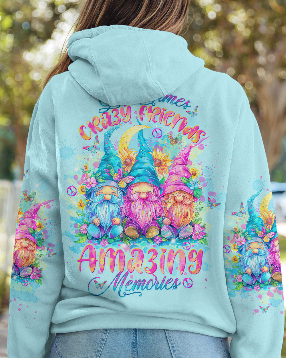 GOOD TIMES CRAZY FRIEND GNOME ALL OVER PRINT - TLTW1303245