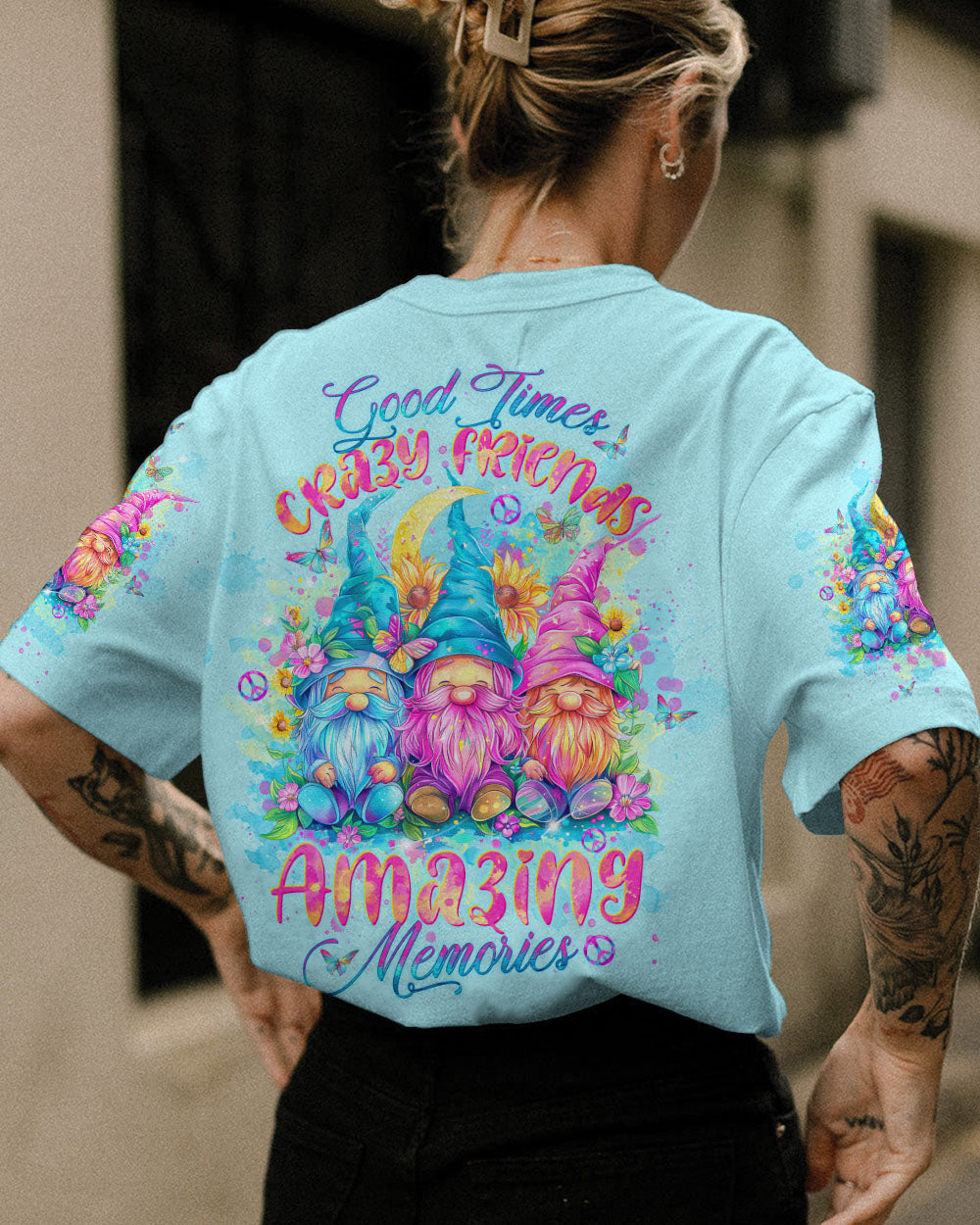 GOOD TIMES CRAZY FRIEND GNOME ALL OVER PRINT - TLTW1303245