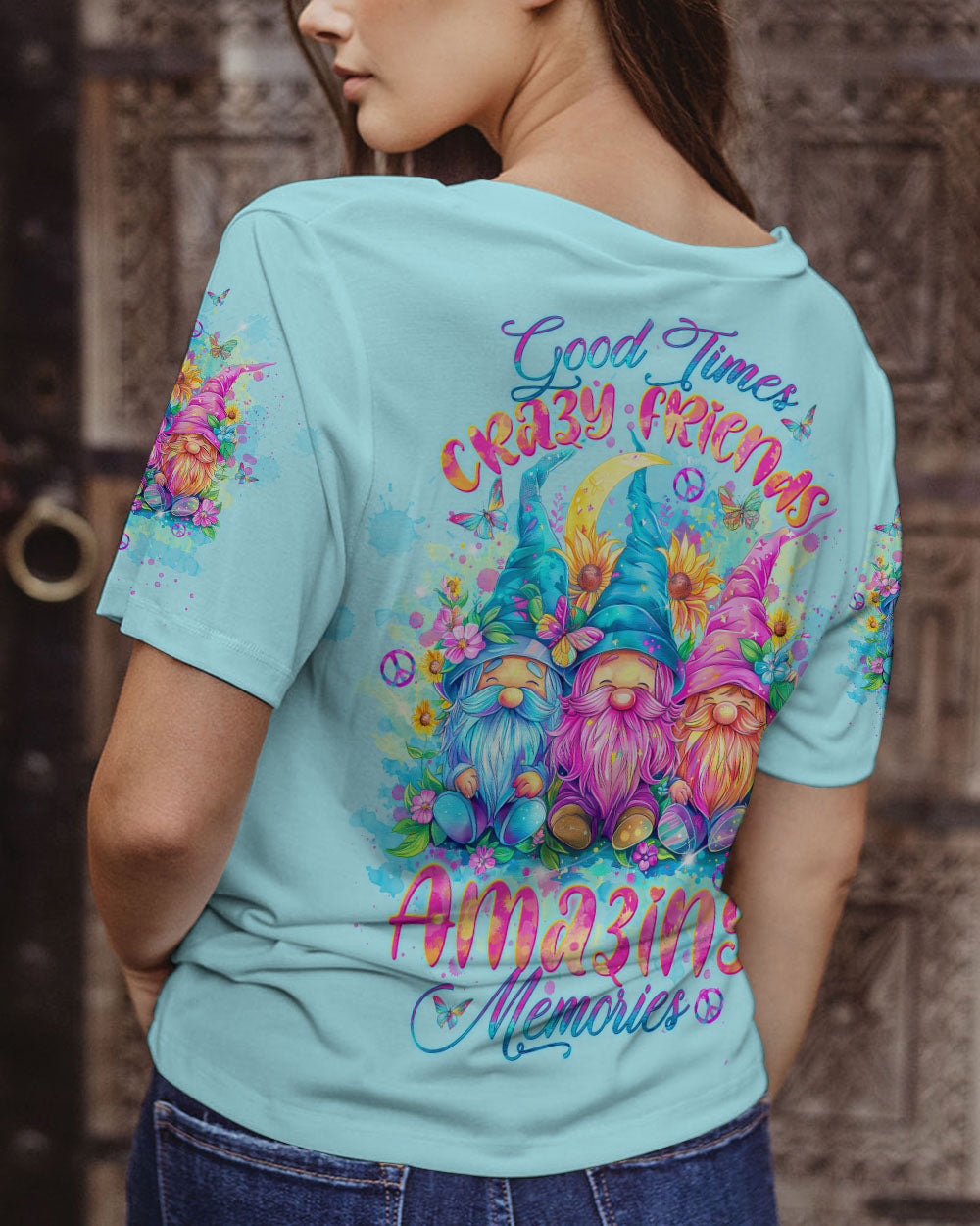 GOOD TIMES CRAZY FRIEND GNOME ALL OVER PRINT - TLTW1303245