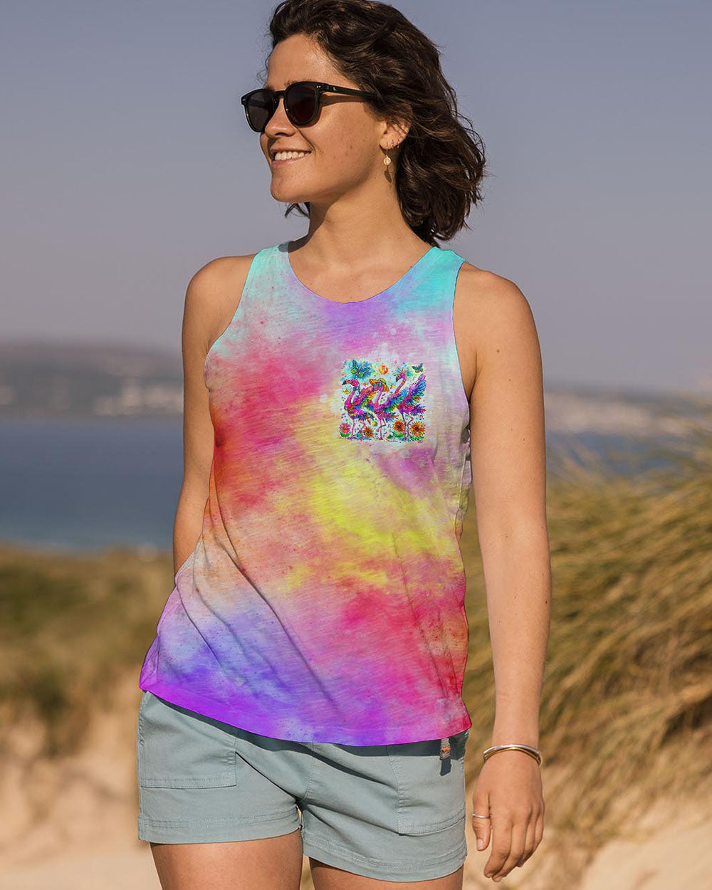 GOOD TIMES CRAZY FRIEND FLAMINGO ALL OVER PRINT - TLTW1304243