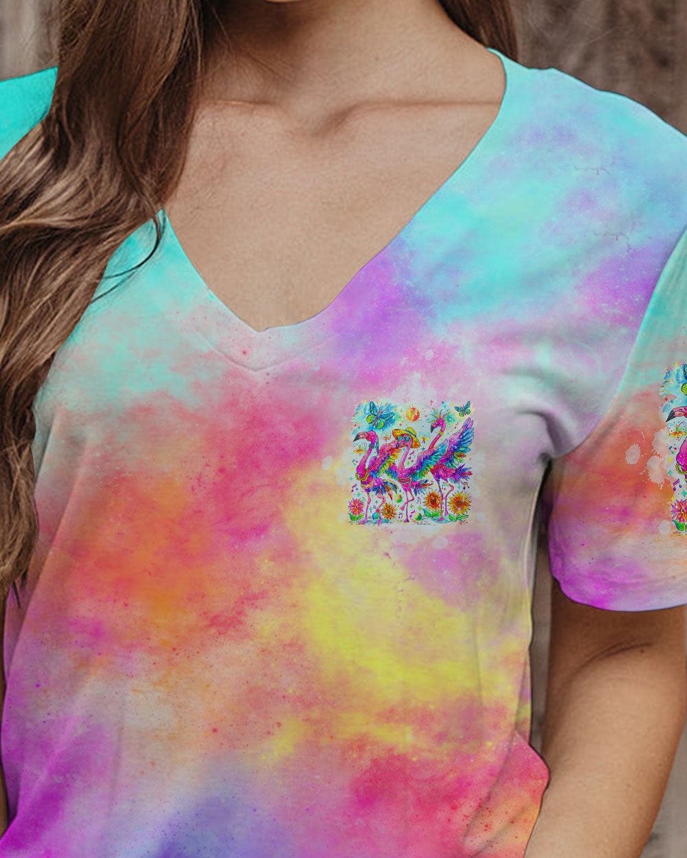 GOOD TIMES CRAZY FRIEND FLAMINGO ALL OVER PRINT - TLTW1304243