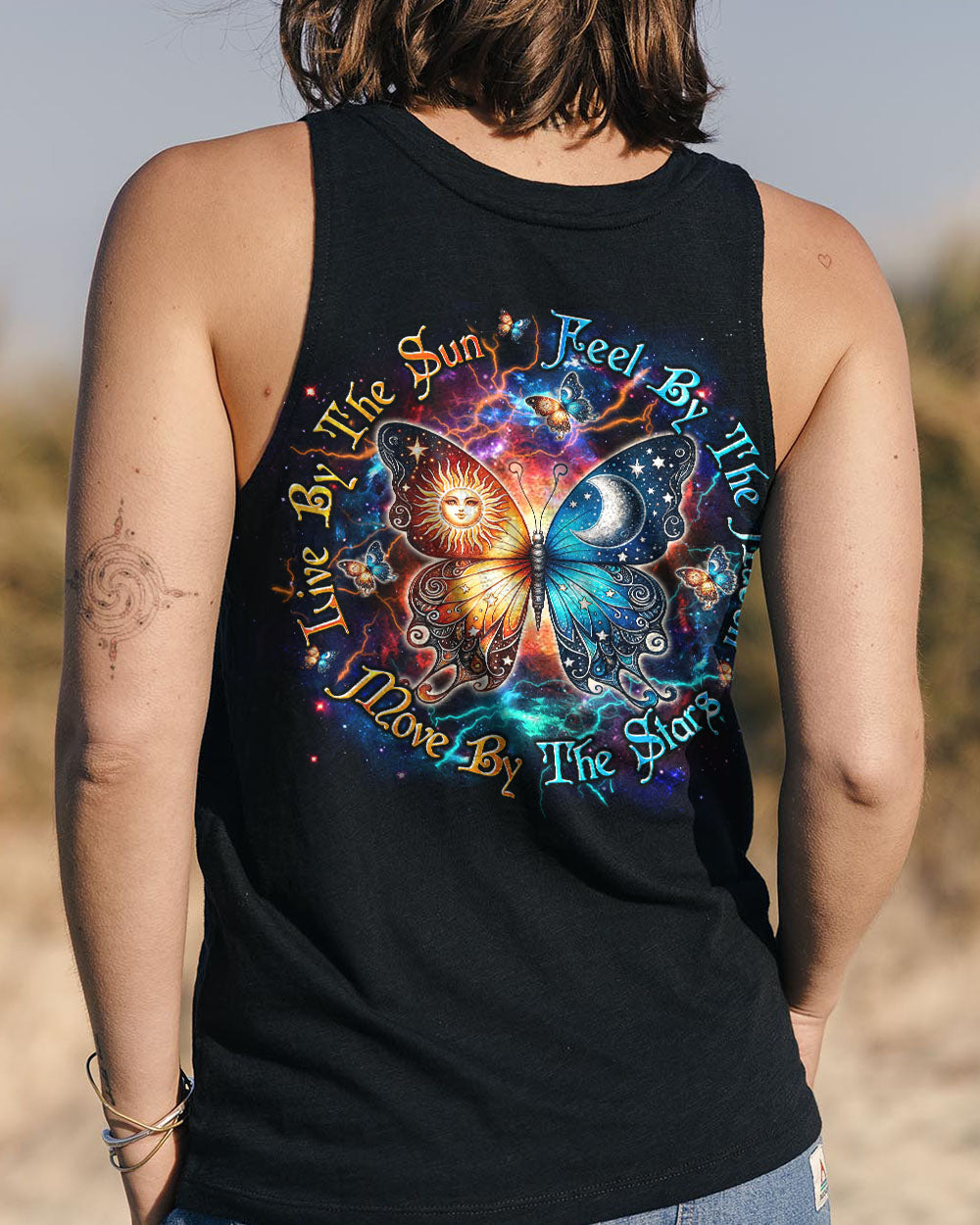 LIVE BY THE SUN BUTTERFLY ALL OVER PRINT - TLTW1305243