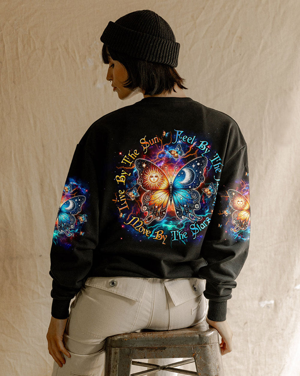 LIVE BY THE SUN BUTTERFLY ALL OVER PRINT - TLTW1305243