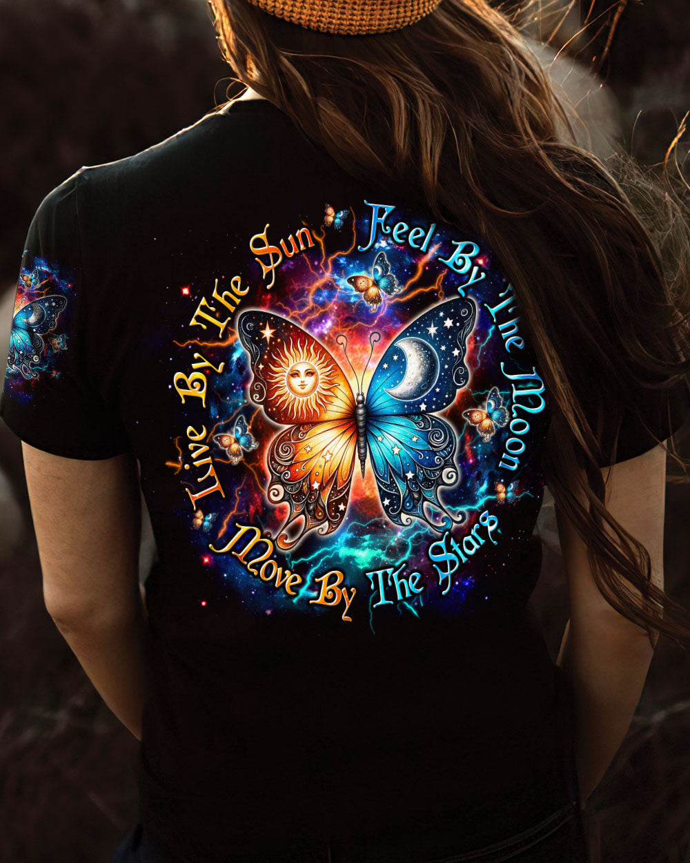 LIVE BY THE SUN BUTTERFLY ALL OVER PRINT - TLTW1305243