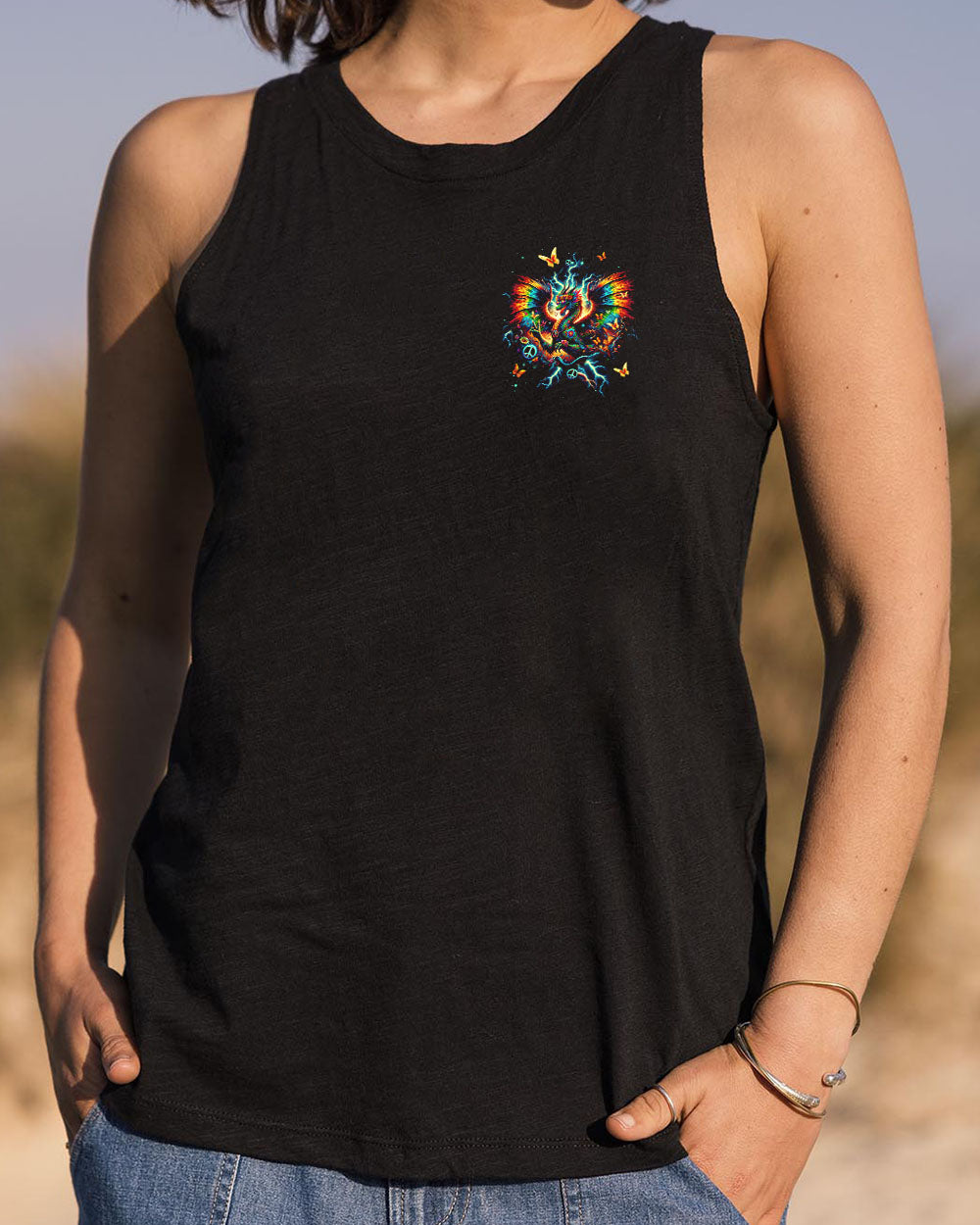 BE YOU THE WORLD WILL ADJUST DRAGON ALL OVER PRINT - TLTW1305247