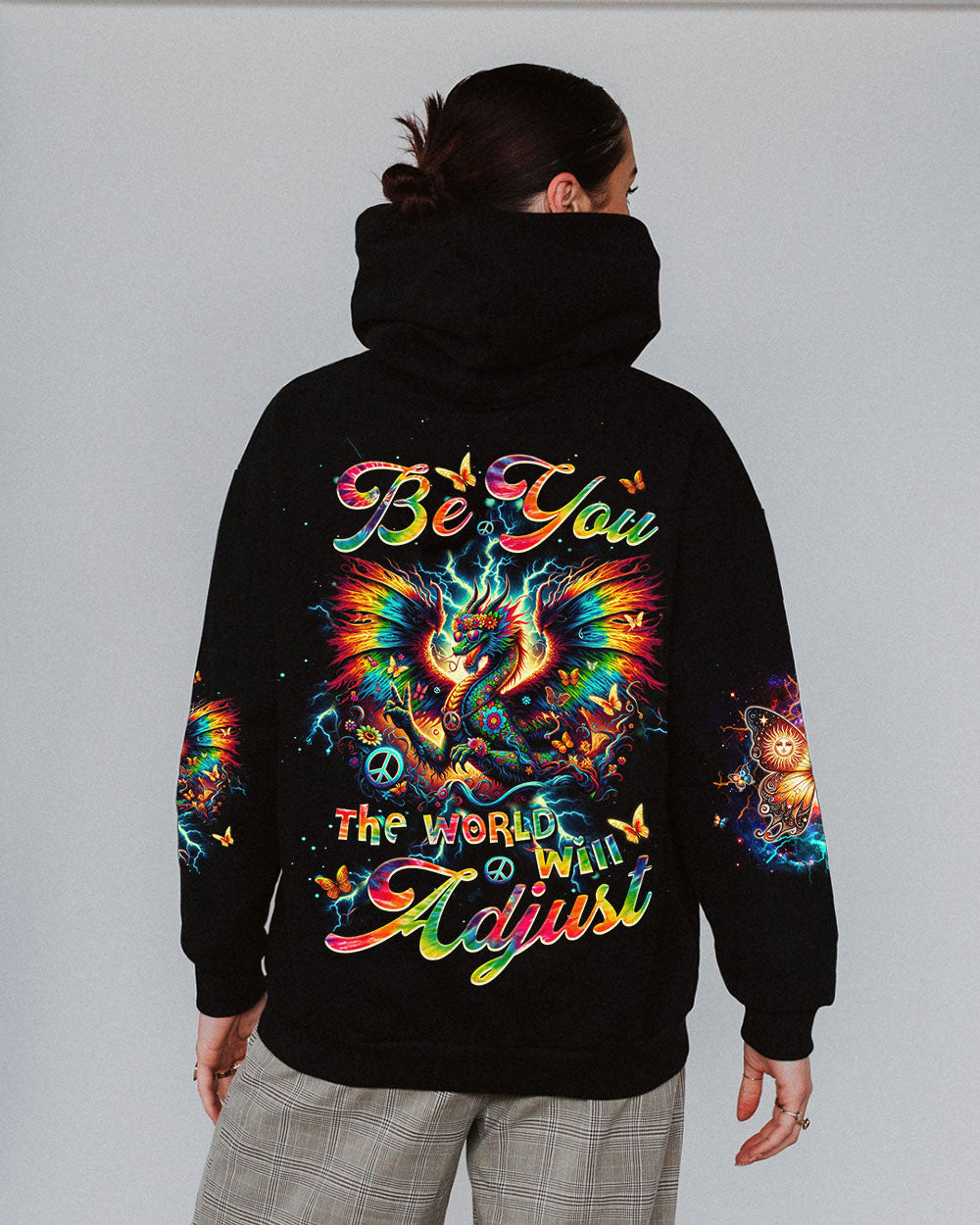 BE YOU THE WORLD WILL ADJUST DRAGON ALL OVER PRINT - TLTW1305247