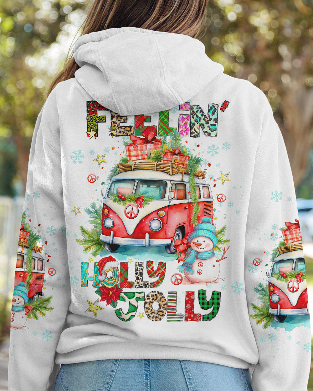 FEELIN' HOLLY JOLLY CHRISTMAS ALL OVER PRINT - TLTW1309234