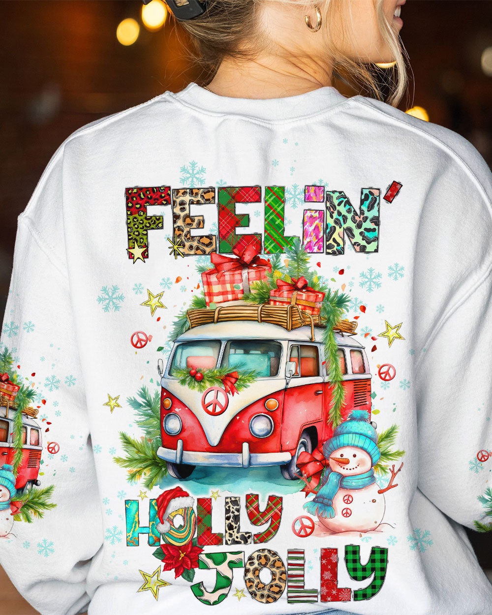 FEELIN' HOLLY JOLLY CHRISTMAS ALL OVER PRINT - TLTW1309234