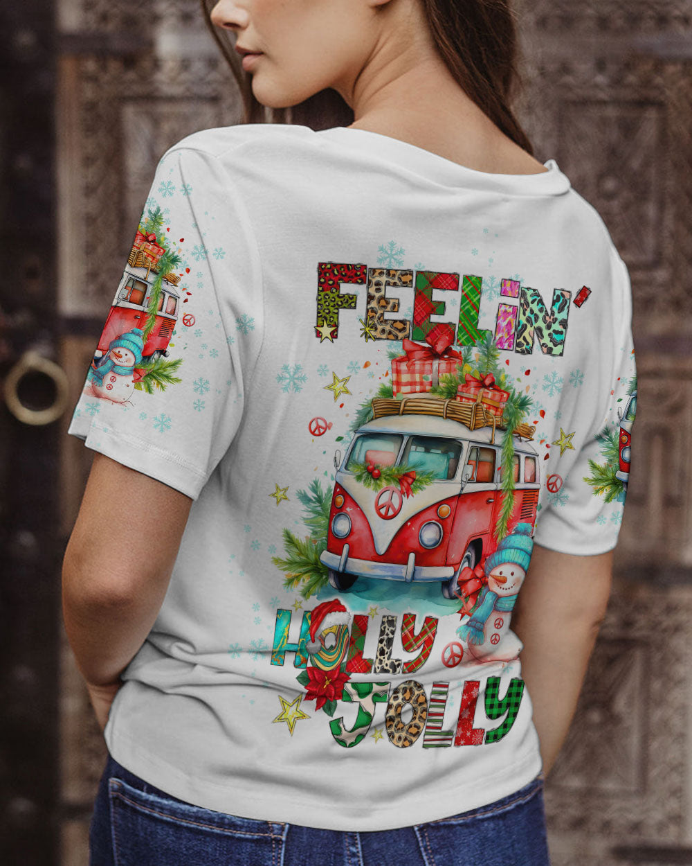 FEELIN' HOLLY JOLLY CHRISTMAS ALL OVER PRINT - TLTW1309234