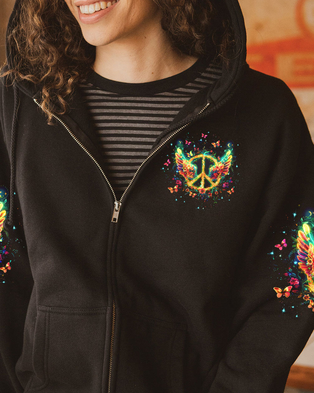 I BELIEVE THERE ARE ANGELS AMONG US PEACE WINGS ALL OVER PRINT - TLTW1312244