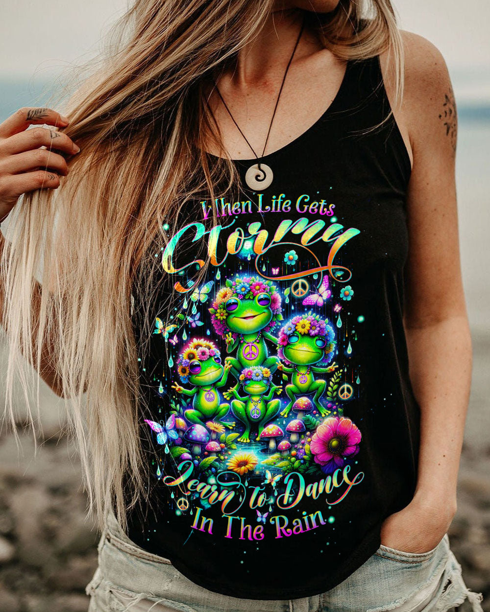DANCE IN THE RAIN FROG ALL OVER PRINT - TLTW14032423