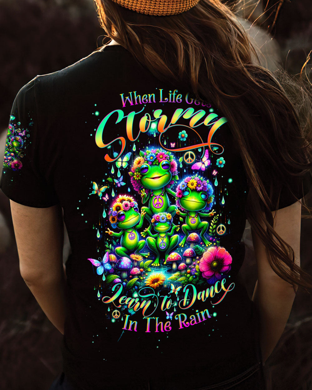 DANCE IN THE RAIN FROG ALL OVER PRINT - TLTW14032423