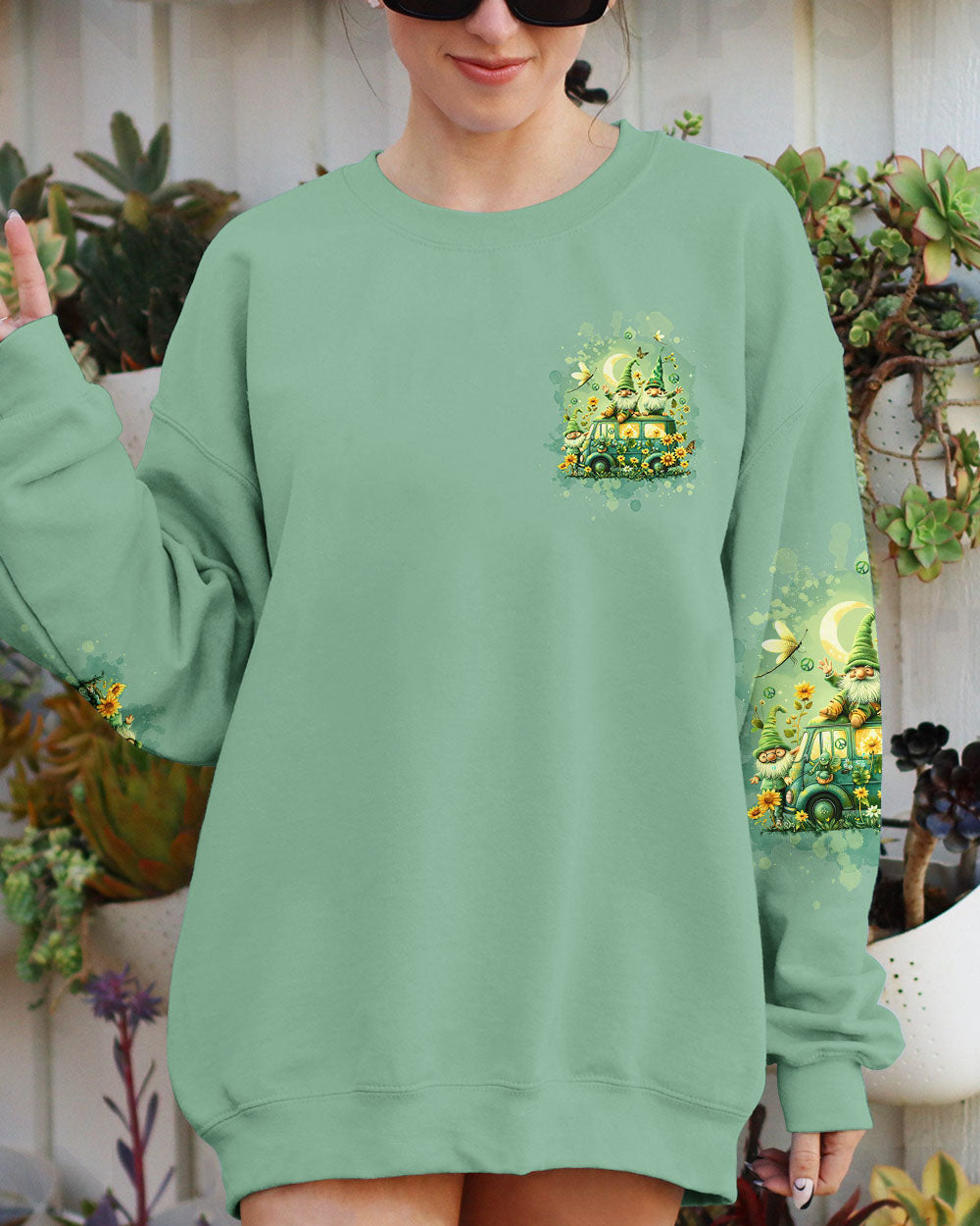 BE YOU THE WORLD WILL ADJUST GNOME ALL OVER PRINT - TLTW1403246