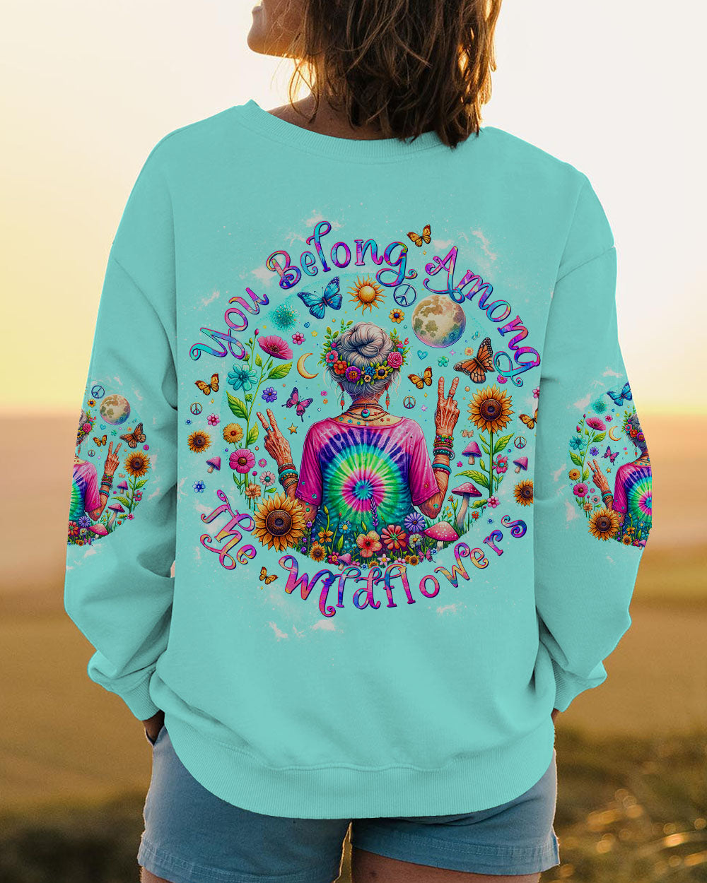 YOU BELONG AMONG THE WILDFLOWERS ALL OVER PRINT - TLTW1405243