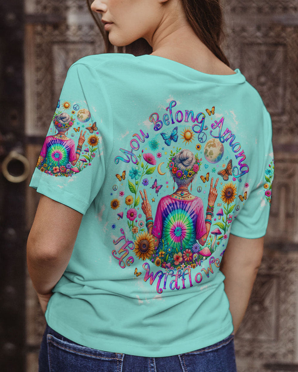 YOU BELONG AMONG THE WILDFLOWERS ALL OVER PRINT - TLTW1405243
