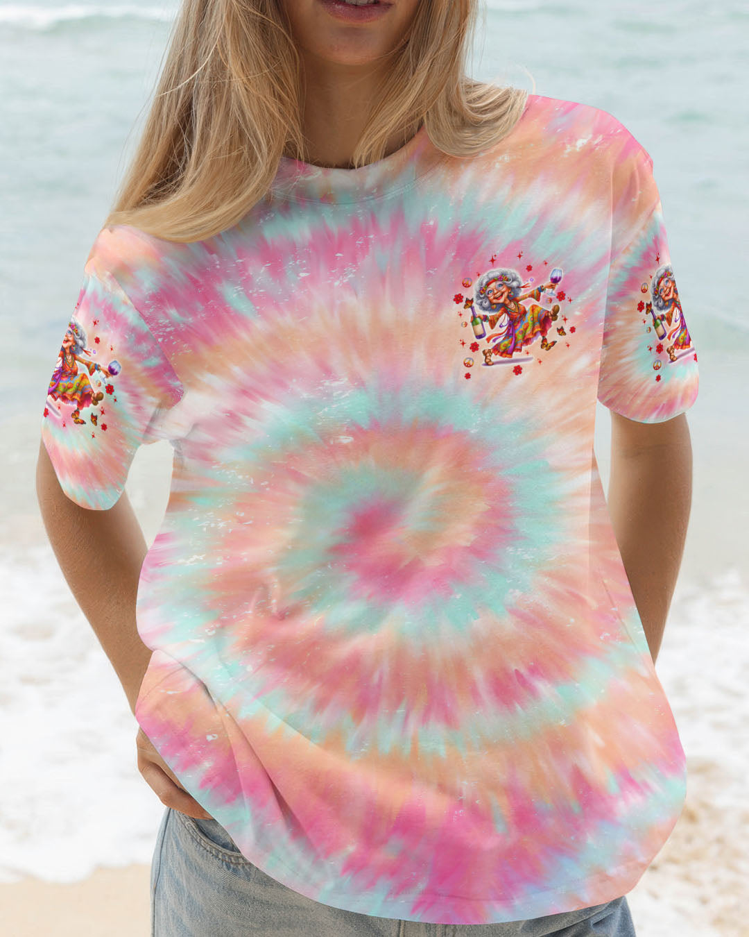 IT WAS A LOT MORE FUN BEING 20 IN THE 70S TIE DYE ALL OVER PRINT - TLTW1406253