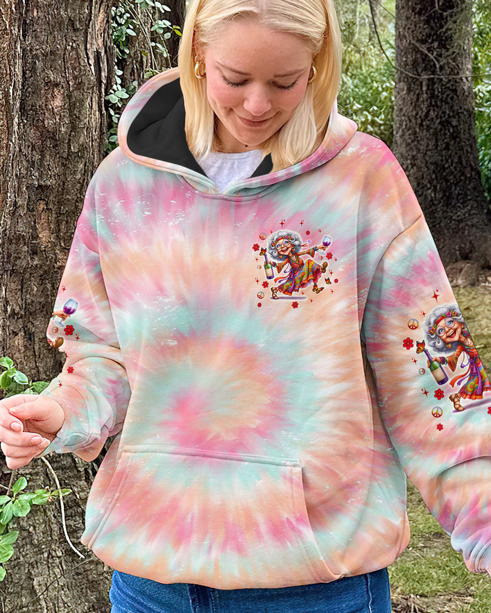 IT WAS A LOT MORE FUN BEING 20 IN THE 70S TIE DYE ALL OVER PRINT - TLTW1406253