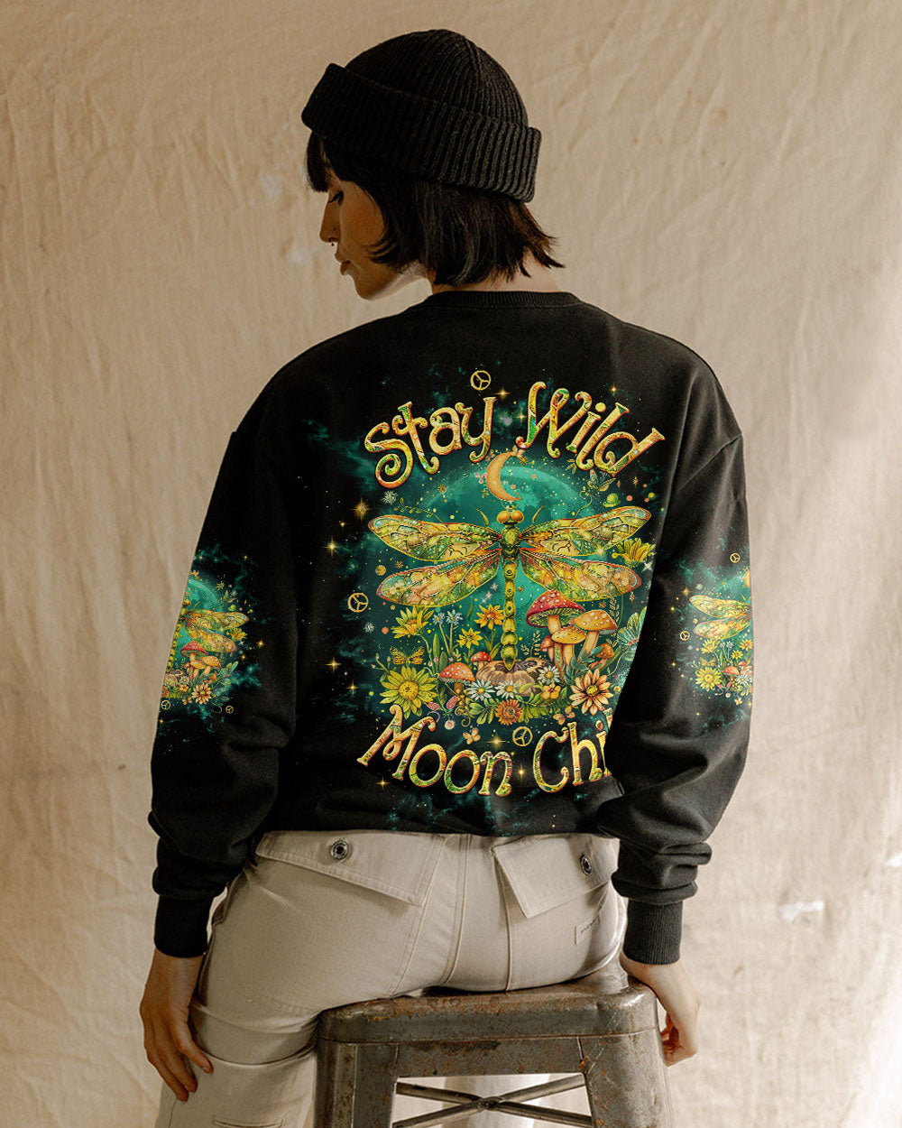 STAY WILD MOON CHILD DRAGONFLY ALL OVER PRINT - TLTW1409245