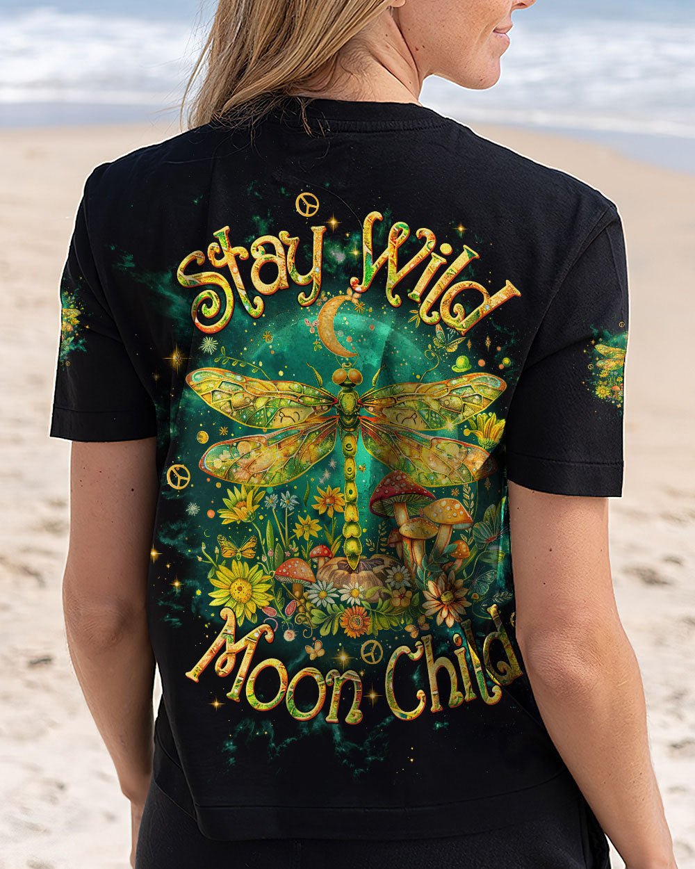 STAY WILD MOON CHILD DRAGONFLY ALL OVER PRINT - TLTW1409245