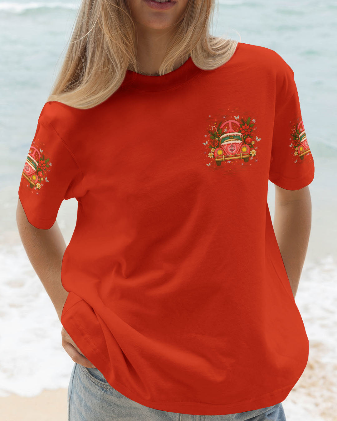 RUNNING AGAINST THE WIND CAR CHRISTMAS ALL OVER PRINT - TLTW1411254