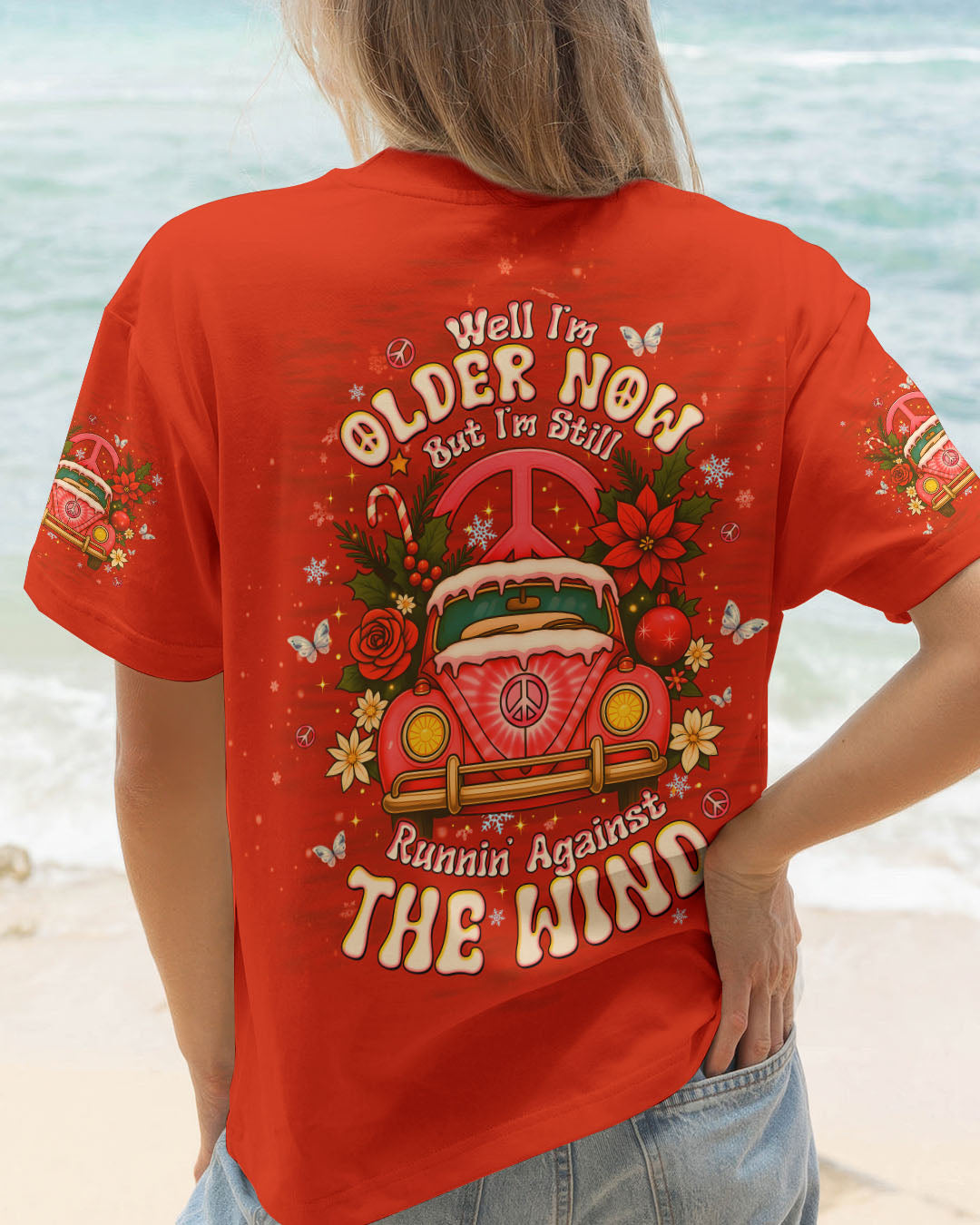 RUNNING AGAINST THE WIND CAR CHRISTMAS ALL OVER PRINT - TLTW1411254