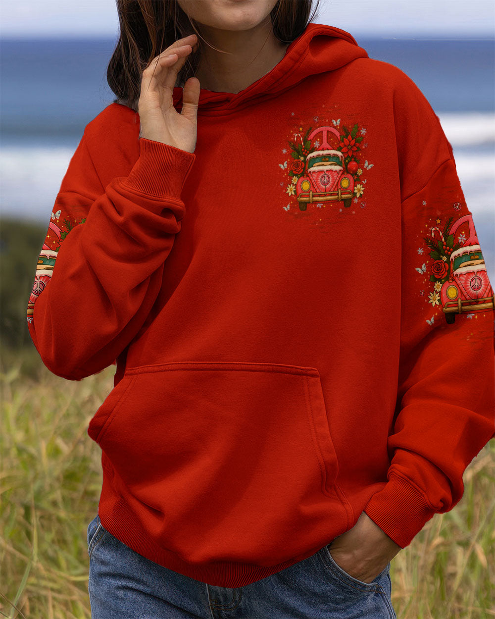 RUNNING AGAINST THE WIND CAR CHRISTMAS ALL OVER PRINT - TLTW1411254