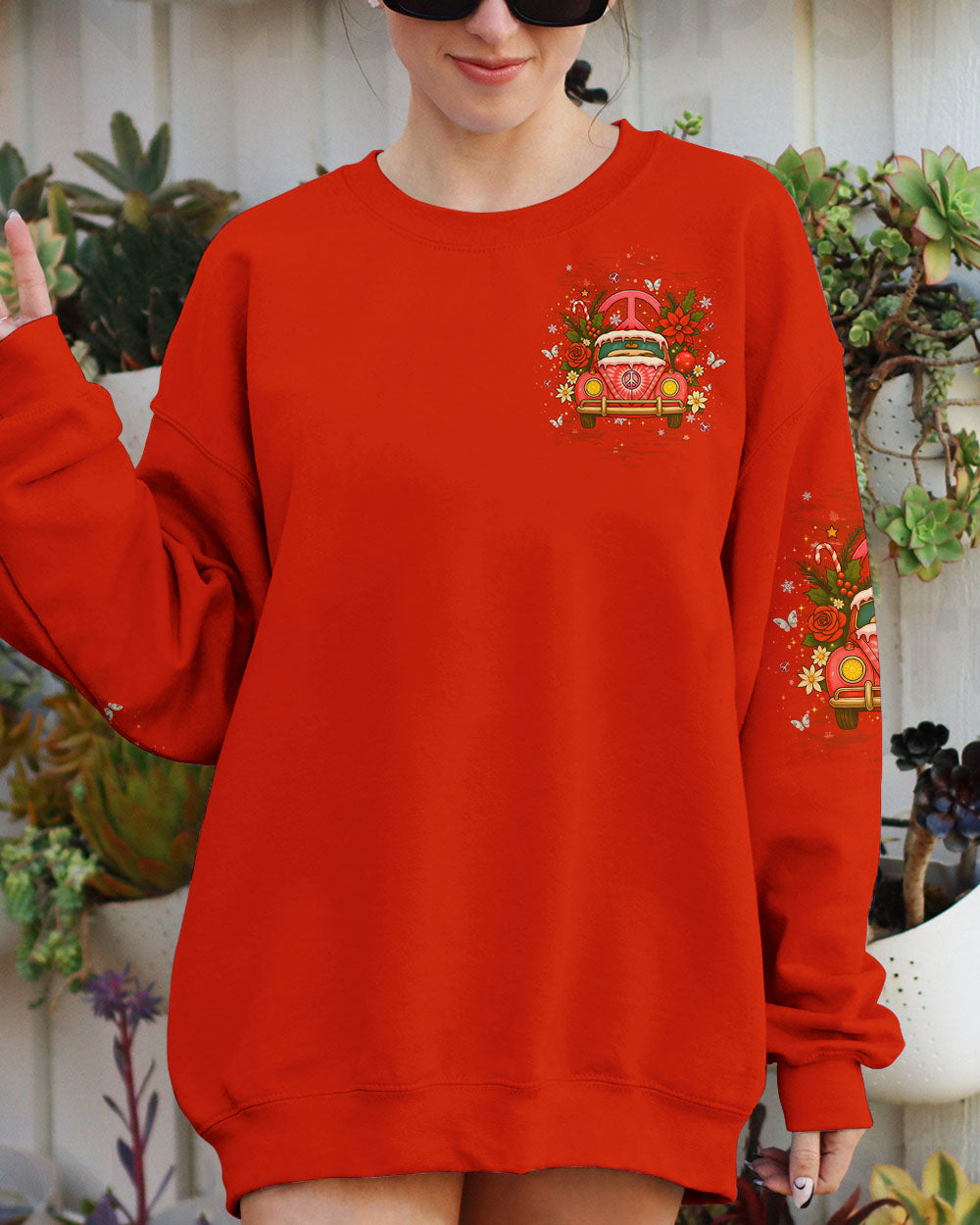 RUNNING AGAINST THE WIND CAR CHRISTMAS ALL OVER PRINT - TLTW1411254