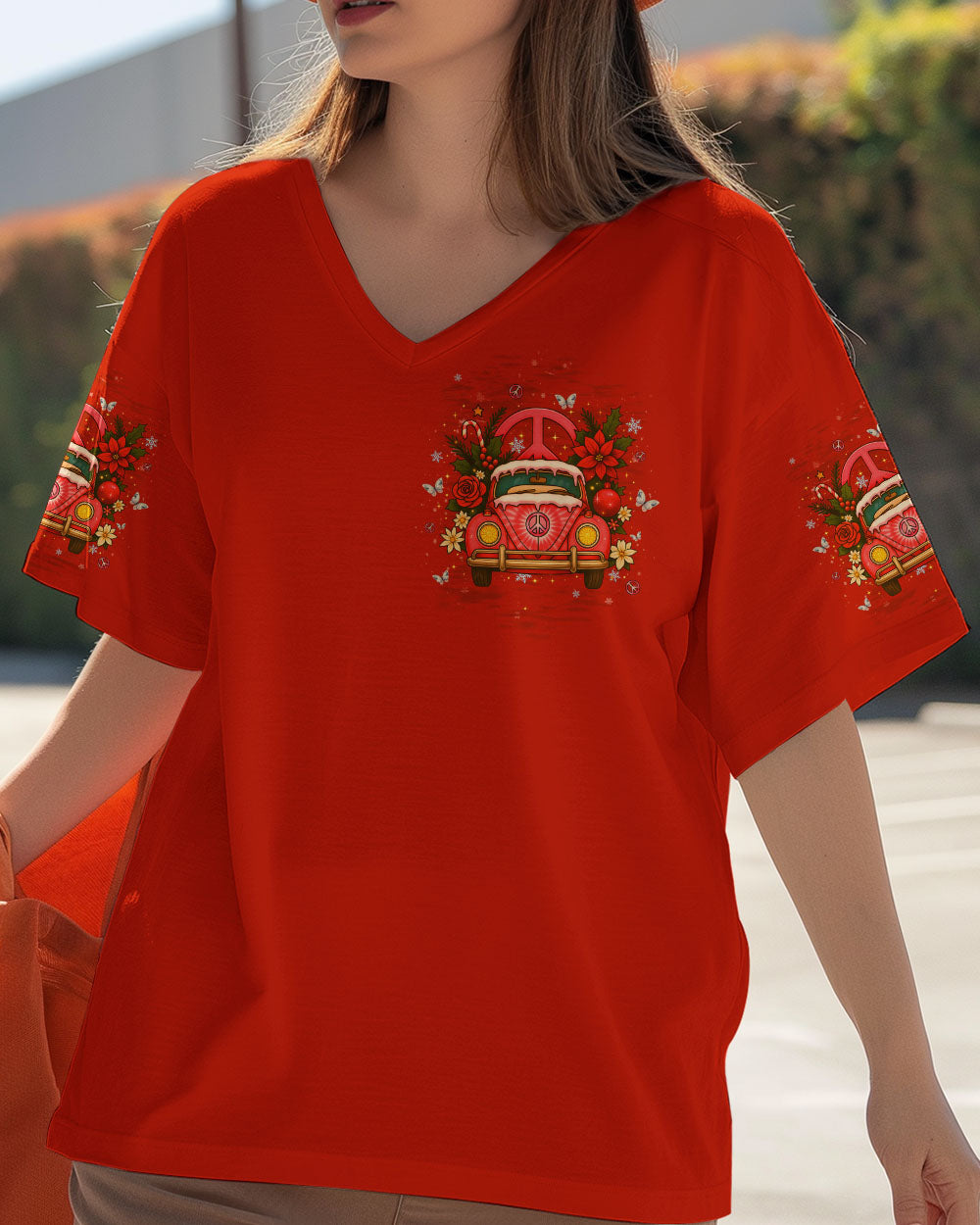 RUNNING AGAINST THE WIND CAR CHRISTMAS ALL OVER PRINT - TLTW1411254