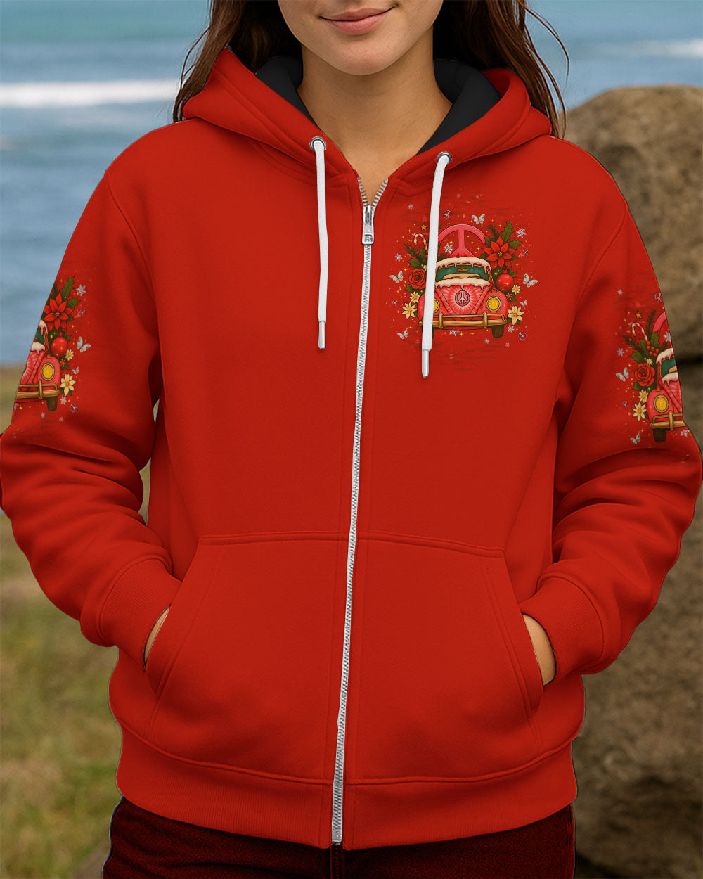 RUNNING AGAINST THE WIND CAR CHRISTMAS ALL OVER PRINT - TLTW1411254