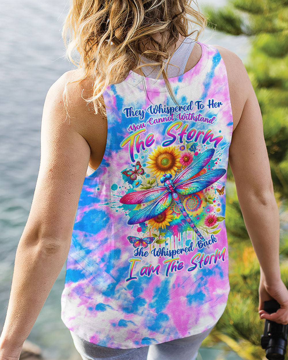 I AM THE STORM DRAGONFLY TIE DYE ALL OVER PRINT - TLTW1501244
