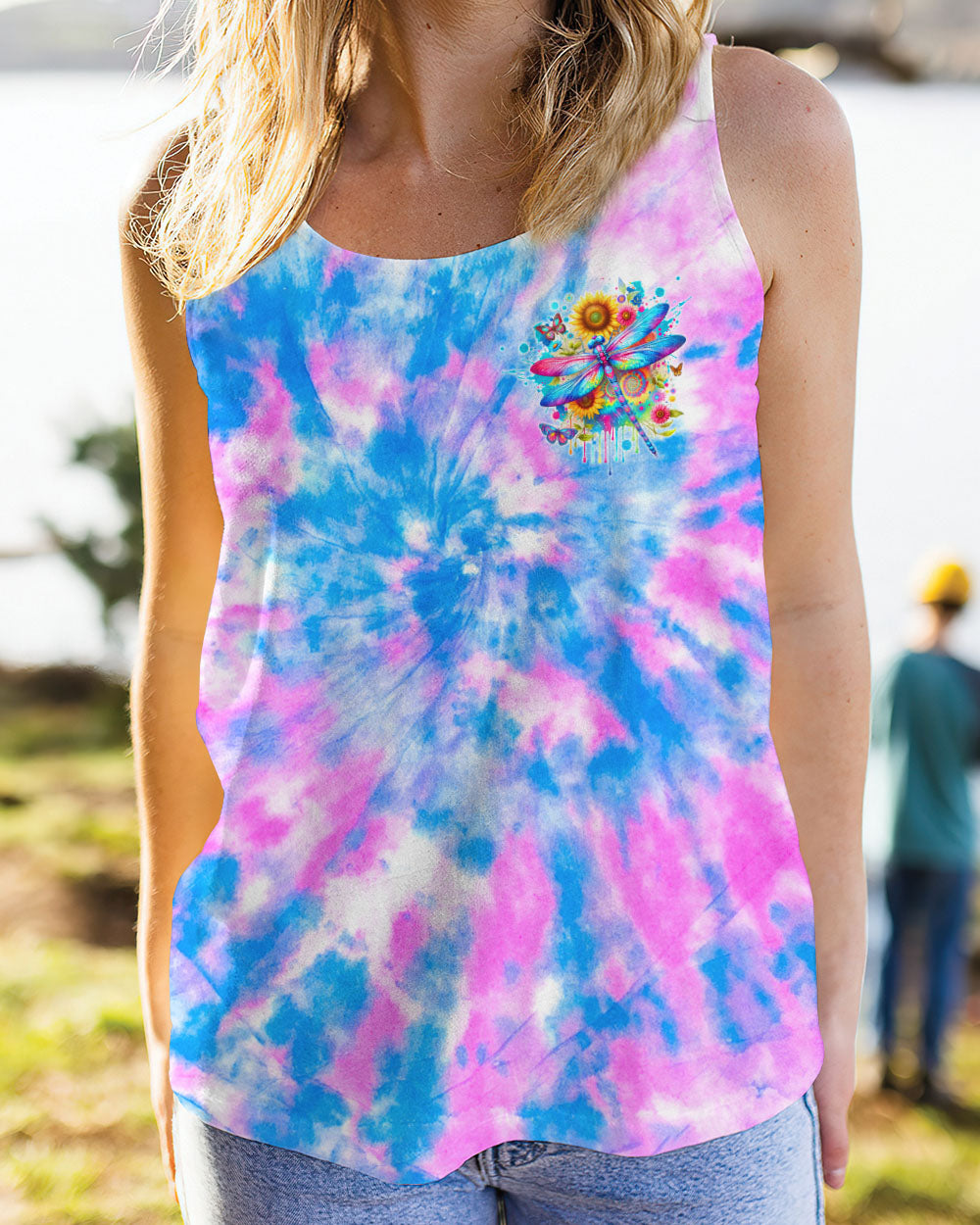 I AM THE STORM DRAGONFLY TIE DYE ALL OVER PRINT - TLTW1501244