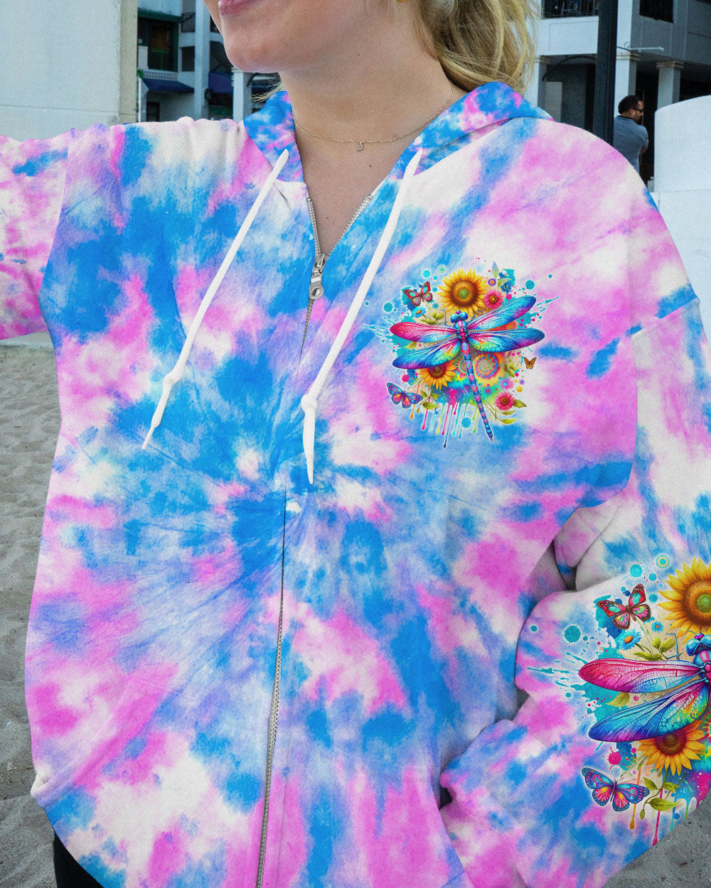 I AM THE STORM DRAGONFLY TIE DYE ALL OVER PRINT - TLTW1501244
