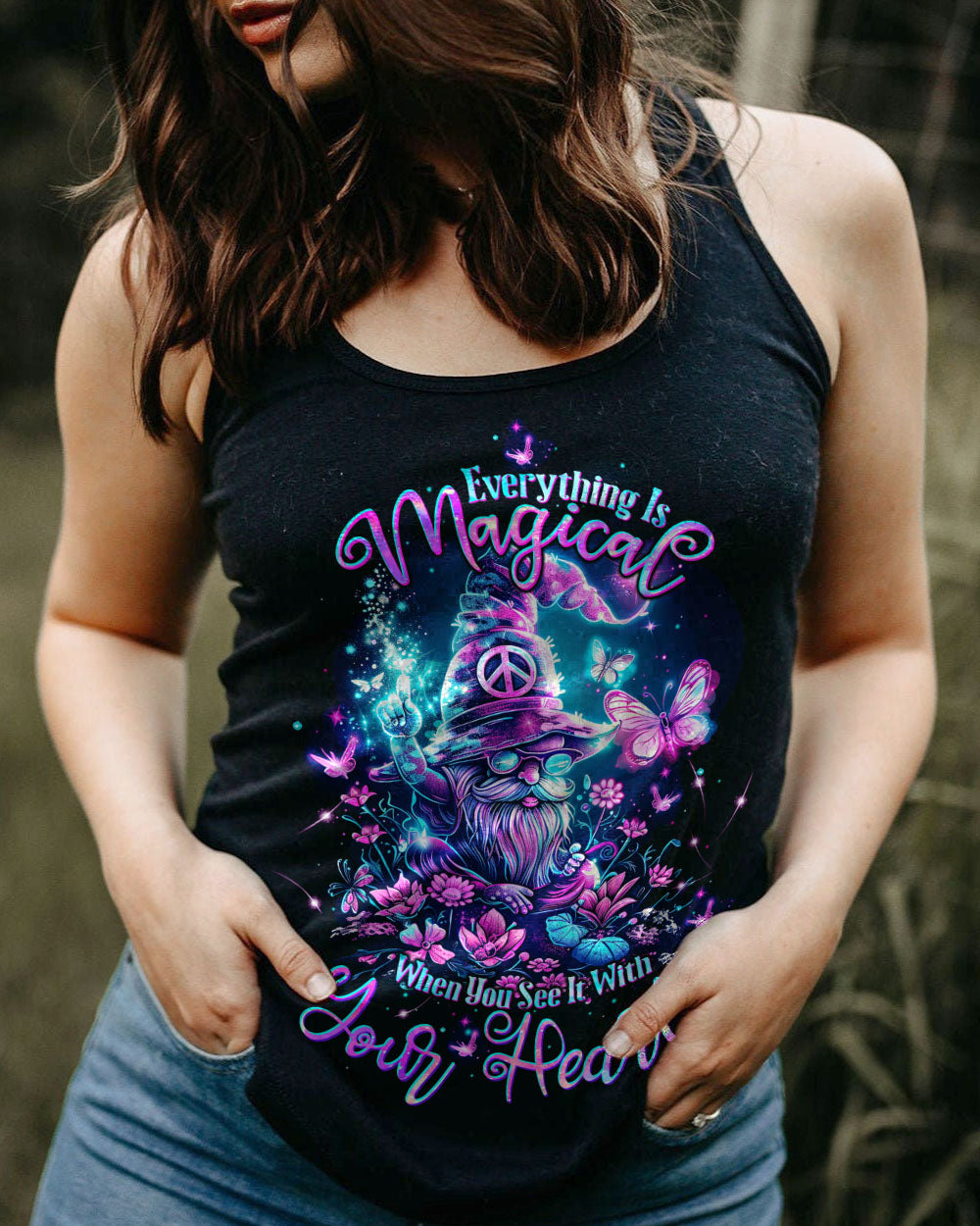 EVERYTHING IS MAGICAL GNOME ALL OVER PRINT - TLTW1503242