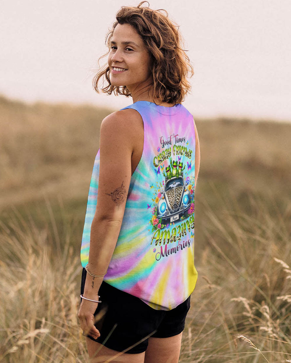 GOOD TIMES CRAZY FRIEND FROG ALL OVER PRINT - TLTW1505243