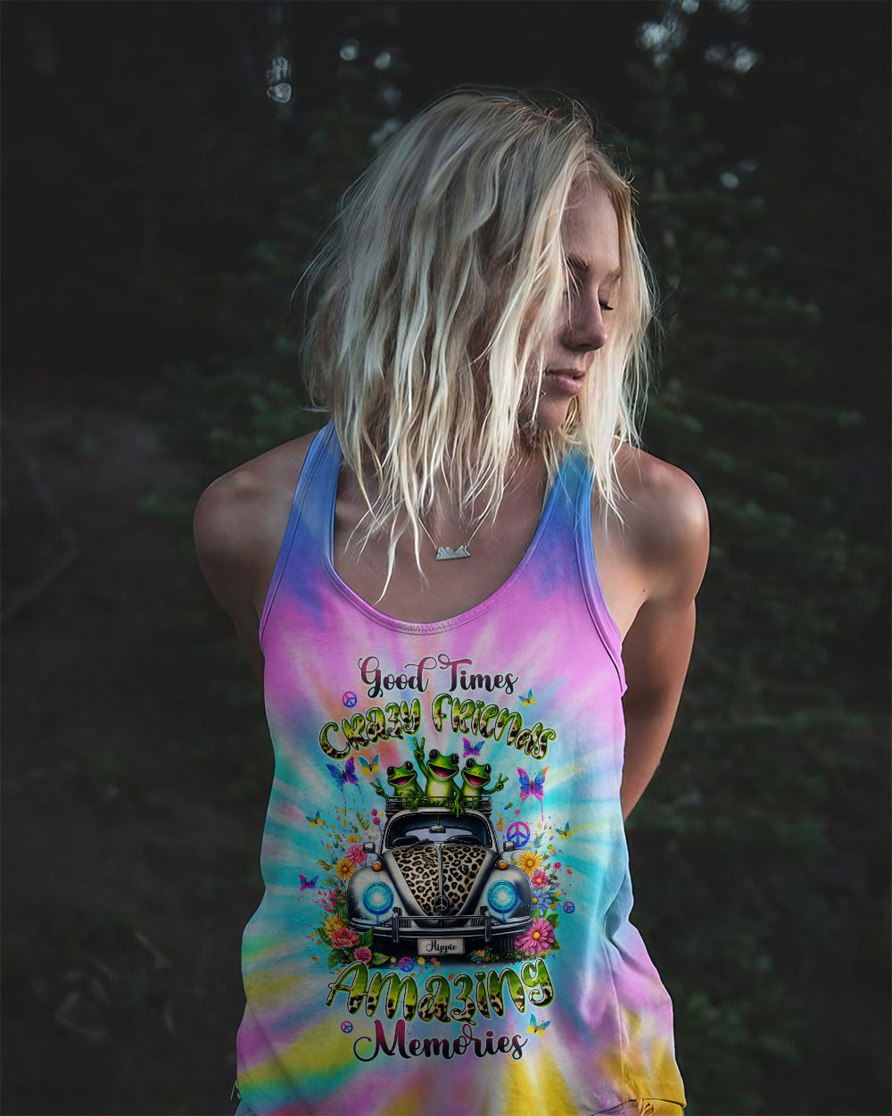 GOOD TIMES CRAZY FRIEND FROG ALL OVER PRINT - TLTW1505243