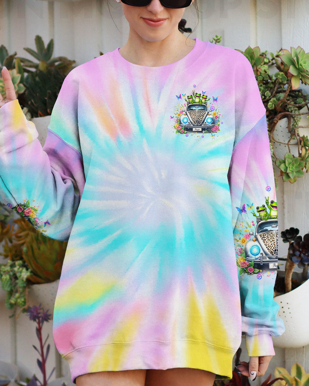 GOOD TIMES CRAZY FRIEND FROG ALL OVER PRINT - TLTW1505243