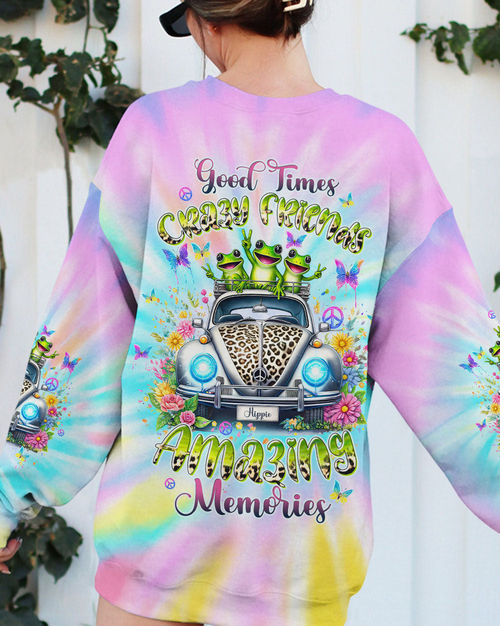 GOOD TIMES CRAZY FRIEND FROG ALL OVER PRINT - TLTW1505243